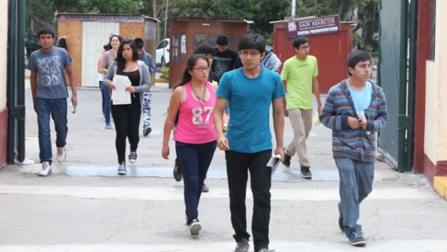 Universidad San Marcos: Actividades se desarrollan con normalidad. (Agencia Andina)