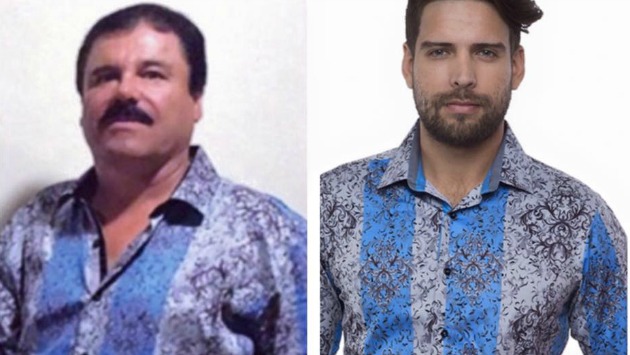 El rostro de Joaquín El Chapo Guzmán también se consigue en estampados. (Barabas Men/Facebook)