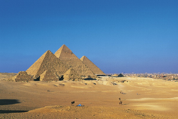 Piramide de Keops muestra diferencias de temperatura entre sus bloques. (Getty Images)