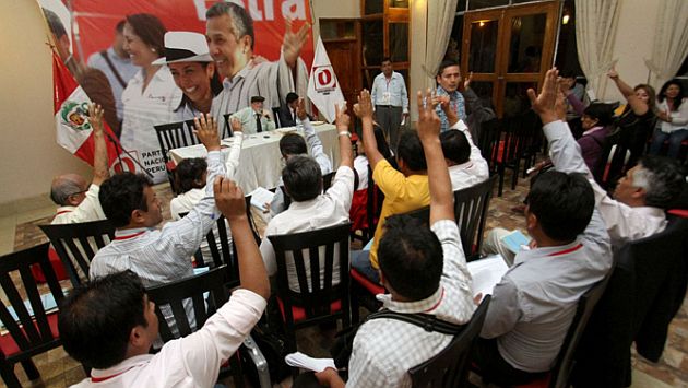 Partido Nacionalista impugnará su lista de candidatos al Congreso. (Andina)