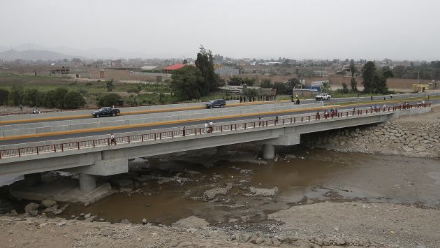 Puente beneficiará a más de 22 mil habitantes. (Ministerio de Vivienda)