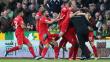 Liverpool ganó 5-4 al Norwich en un partido electrizante que se definió en el último segundo [Video]