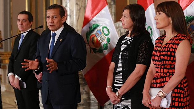 Ollanta Humala presidió acto de lanzamiento de Proceso Perú APEC 2016. (Andina)