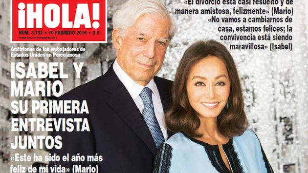 Mario Vargas Llosa: "Este ha sido el año más feliz de mi vida". (hola.com)