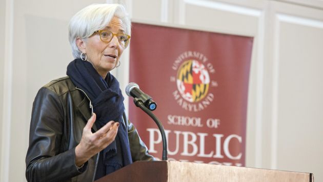 La directora del Fondo Monetario Internacional,Christine Lagarde, ofreció ayuda a países productores de petróleo. (EFE)