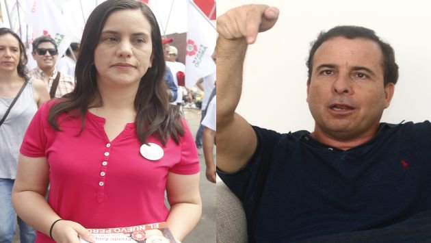Aldo Mariátegui y Verónika Mendoza tuvieron un tenso diálogo durante entrevista. (Perú21)