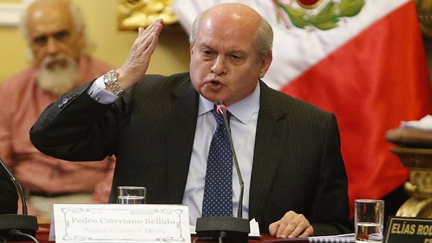 Pedro Cateriano confía en que el Congreso apruebe TPP. (Perú21)