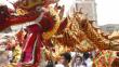 Año Nuevo Chino: Celebran llegada del Año del Mono con tradicional danza del león y dragón en la Calle Capón [Fotos]
