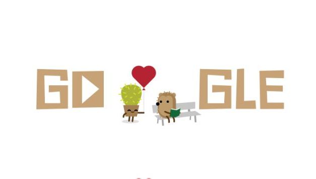 San Valentín: Google celebra el día del amor con este tierno doodle. (Google)
