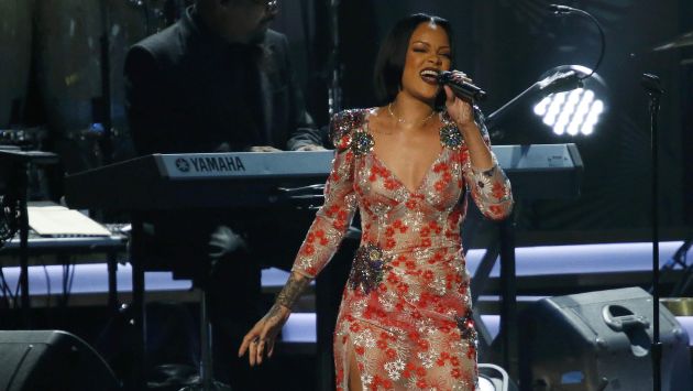 Al parecer, a Rihanna le dio ataque de histeria. (Reuters)