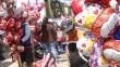 San Valentín: Globos y ramilletes inundan los pasillos del Mercado de Flores por el Día del Amor [Fotos]