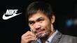 Nike le mete un 'gancho' a Manny Pacquiao tras comentarios homofóbicos