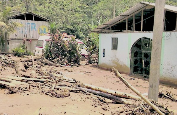 Alud hizo colapsar 31 casas y afectó otras 53 en provincia de Junín. (Andina)