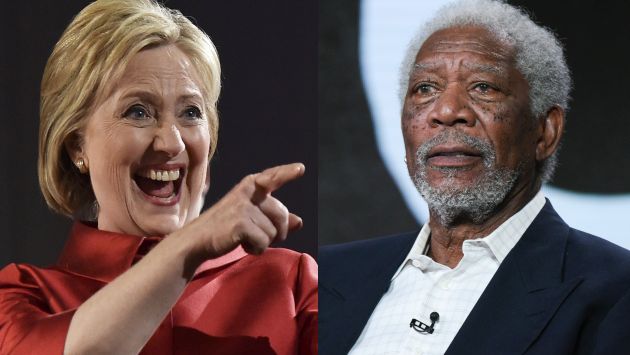 Hillary Clinton: Morgan Freeman prestó su voz para anuncio de campaña de la candidata. (Agencias)