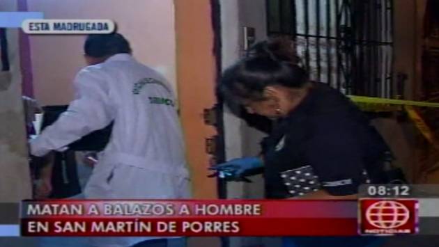 San Martín de Porres: Asesinaron a un hombre de 11 balazos. (América TV)