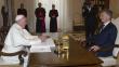 Papa Francisco se reunió con Mauricio Macri por 22 minutos en el Vaticano
