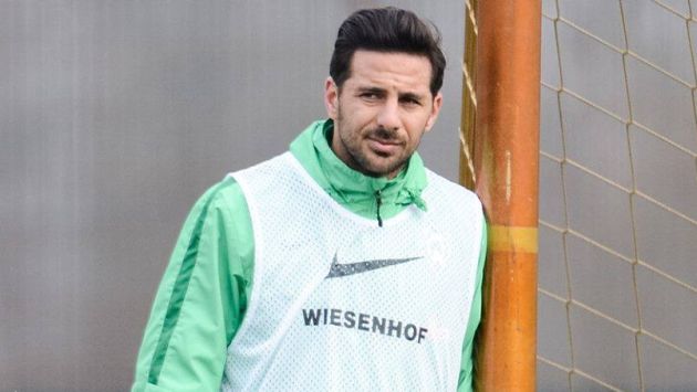 Claudio Pizarro no estará presente en el partido ante Bayern Munich. (Werder Bremen)