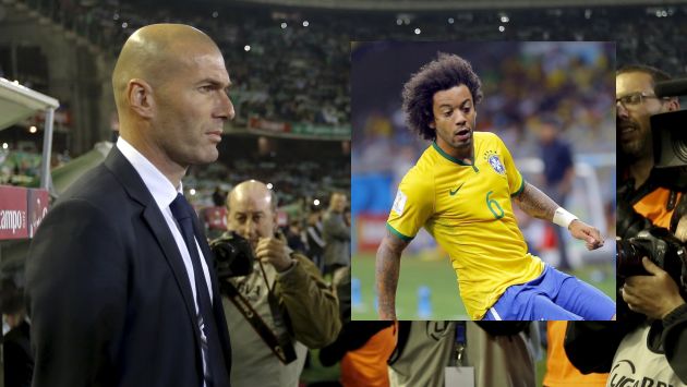 Zidane se quejó por la no convocatoria de Marcelo. (EFE/Reuters)