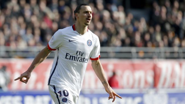Zlatan Ibrahimovic anotó cuatro con el PSG y logró el título de la Liga francesa. (EFE)