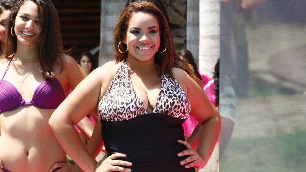 Mirella Paz Baylón, la modelo de ‘talla grande’ que participa en el Miss Perú, fue víctima de bullying. (USI)