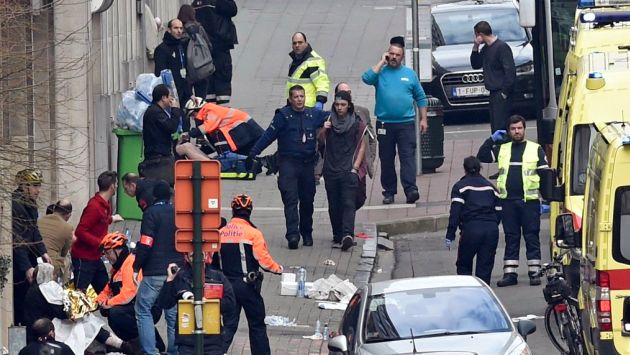 Atentado en Bruselas: Así se vivieron los ataques en la capital de Bélgica. (Twitter/Le Soir)