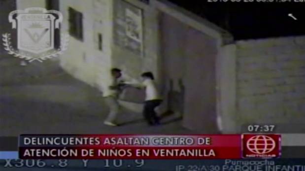 Ventanilla: Capturaron a delincuentes que robaron centro infantil Kusi Warma de Pachacútec. (América Noticias)