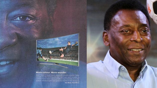 Pelé demandó por US$30 millones a Samsung por usar un doble suyo en anuncio publicitario. (CNN)