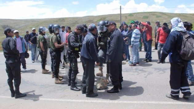 Manifestantes de Tayacaja fueron liberados. (Elmer Canchanya)