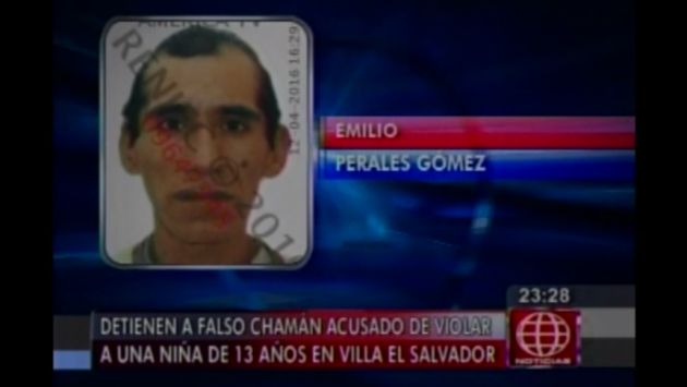 Villa El Salvador: Detienen a falso chamán acusado de violar a adolescente de 13 años. (Captura de TV)