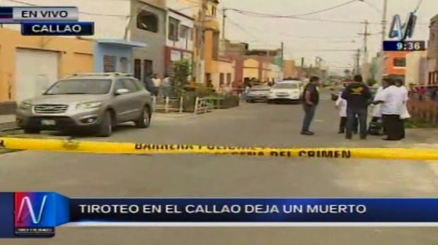 Es el homicidio número 35 en pleno estado de emergencia en el Callao. (Captura de TV)