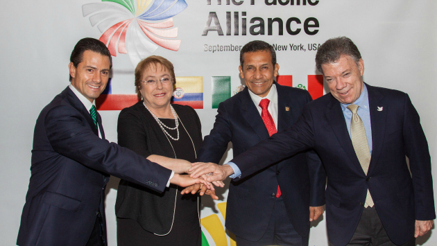 Alianza del Pacífico: Los ministros de economía y finanzas de Colombia, Chile, Perú y México se reunieron. (USI)
