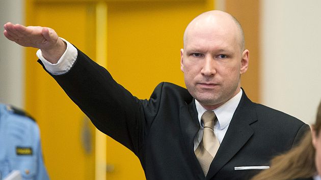 Noruega: Justicia condena al Estado por trato inhumano a Anders Breivik en prisión. (AFP)