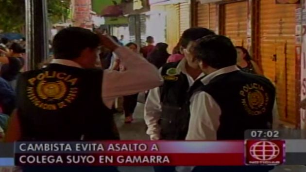 Gamarra: Asaltaron a cambista en emporio comercial de La Victoria. (Captura de TV)