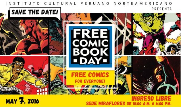 El día del cómic gratis se celebrará en el Icpna el próximo 7 de mayo. (Icpna)