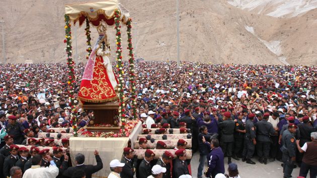 Más de 200 mil personas peregrinarán al Santuario de la Virgen de Chapi. (Perú21)
