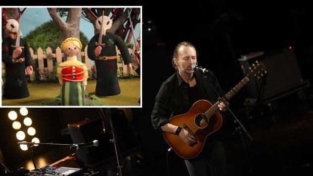 Radiohead lanzó 'Burn The Witch' el primer videoclip de su próximo disco. (AFP/Composición)