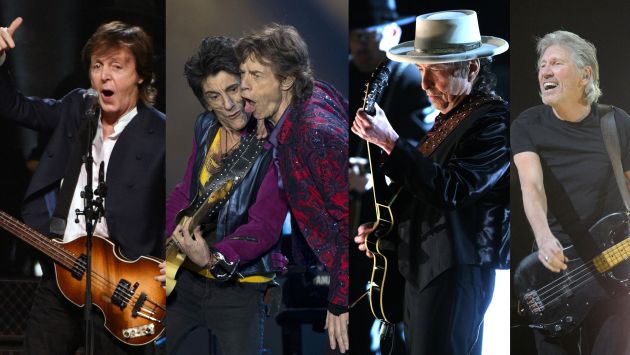 Paul McCartney, Rolling Stones, Bob Dylan, Roger Waters juntos en festival.