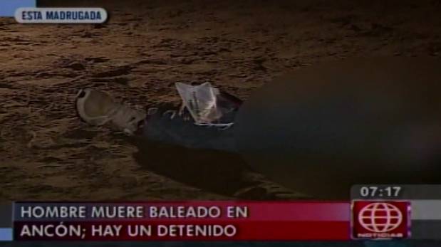 Balacera por presunta disputa de terreno dejó un muerto en Ancón. (América Noticias)