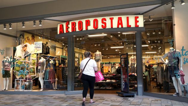 La marca de ropa Aeropostale se declara en bancarrota y cerrará 154 tiendas en EEUU y Canadá. (Reuters)