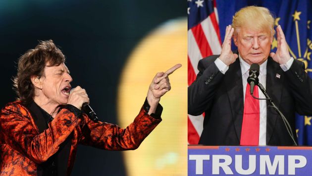 Rolling Stones no quieren que Trump utilice su música en campaña.