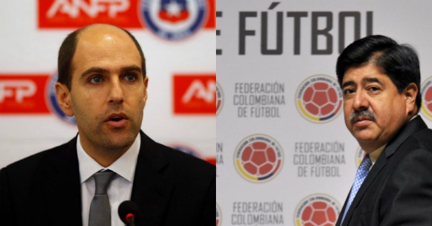 FIFA suspende de por vida a Sergio Jadue y a Luis Bedoya de toda actividad  ligada al fútbol. (Composición)