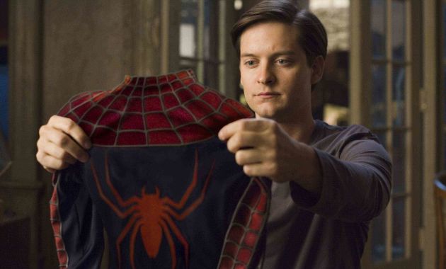 Tobey Maguire felicitó a Tom Holland, el nuevo Spider-man de la pantalla grande (Sony Pictures). 