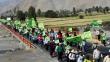 Arequipa: Protesta contra Tía María se trasladó a la Panamericana Sur [Fotos y video]