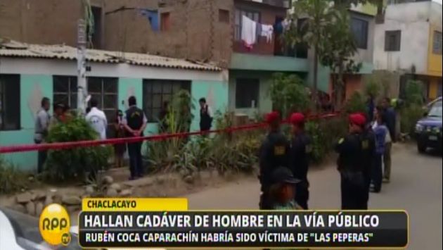 Chaclacayo: Hallan cadáver de hombre que habría sido 'pepeado'. (Captura)