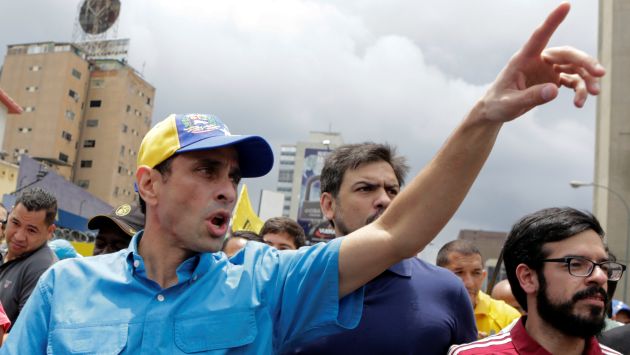 Venezuela: Henrique Capriles llamó a desacatar estado de excepción decretado por Nicolás Maduro. (Reuters)