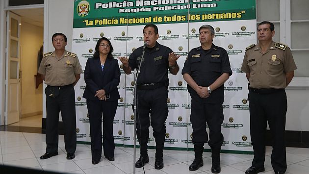 Con 30 policías más reforzarán patrullaje en inmediaciones de la UNMSM, anunció César Gentile. (Anthony Niño de Guzmán)