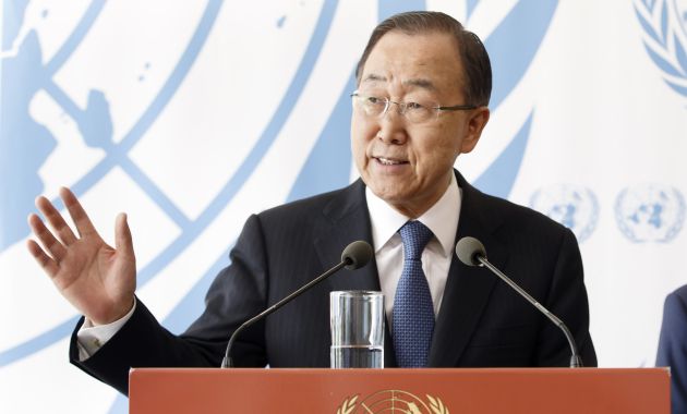 El secretario general de la ONU, Ban Ki-moon, pidió el diálogo entre la oposición venezolana y el presidente Nicolás Maduro. (AP)