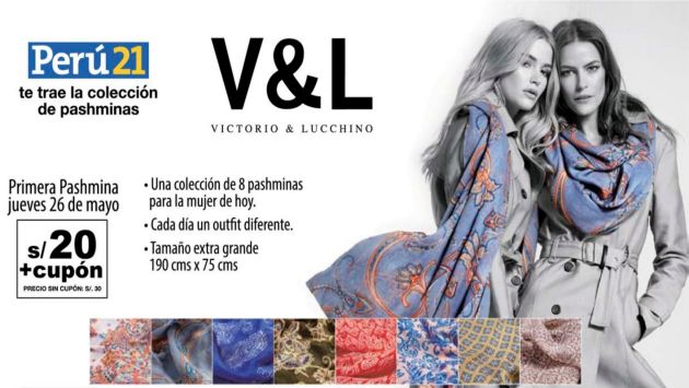 Perú21 te trae la colección de pashminas de Victorio & Luccchino. (USI)