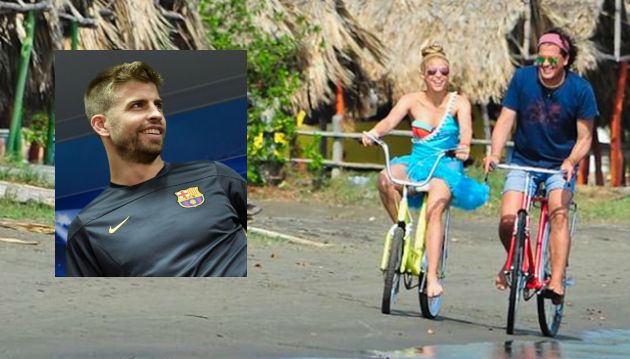 Shakira y Carlos Vives presentaron tema ‘La Biclicleta’. (AFP)