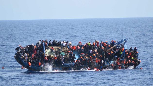 Mar Mediterráneo: Al menos 700 migrantes murieron ahogados esta semana, según la ONU. (EFE)
